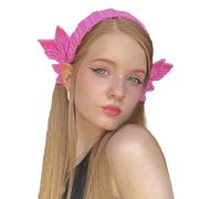 Serre-tête au crochet fait à la main pour femme - Bandanas en tricot - Diadème large - Accessoire pour femme et fille