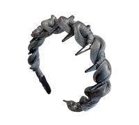 Serre-tête avec dents - Bandeau antidérapant avec dents - Fournitures de coiffure, accessoire de coiffure, accessoire tendance pour l'école, l'extérieur, les voyages, les voyages d'affaires