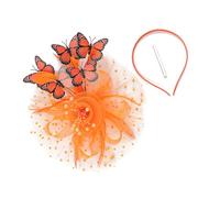 Serre-tête avec fleur style années 1920 - Accessoire de mariage - Accessoire pour mariage - Bibi - Accessoire pour mariage - Large papillon