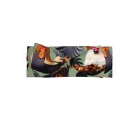 Serre-tête avec nœud imprimé coq et poule - Bandeau élastique super doux, adapté pour les nouveau-nés, les fêtes, les séances photo et au quotidien