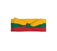 Serre-tête avec nœud papillon pour bébé Motif drapeau de la Lituanie