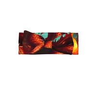 Serre-tête avec nœuds pour bébé imprimé Roi dragon dans le feu, accessoires pour cheveux doux pour la peau, bandeau délicat pour nouveau-nés, nourrissons et tout-petits
