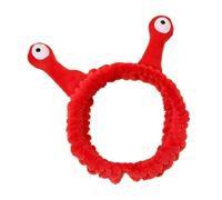 Serre-tête avec oreilles d'animaux mignons avec boule moelleuse en polaire corail doux pour femme pour se laver le visage, maquillage cosmétique (D)