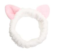 Serre-tête avec oreilles de chat en fourrure - Joli bandeau en peluche pour lavage du visage - Pour fête de vacances, festival de musique - Pour adulte