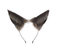 Serre-tête avec oreilles de cheval mignons pour femme - Bandeau de maquillage pour séance photo - Carnaval - Accessoires pour cheveux - Cerceaux à cheveux pour femme - Style dessin animé - Oreille de