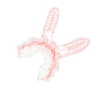 Serre-tête avec oreilles de lapin - Doux et confortable - Antidérapant - Pour usage quotidien, fête, réunion et photographie - Accessoire de cosplay
