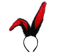Serre-tête avec oreilles de lapin - Joli et élégant - En peluche - Pour carnaval, fête, mariage, anniversaire, costume, cosplay - Taille unique