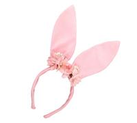 Serre-tête avec oreilles de lapins et fleurs pour cosplay - Pour tous les âges