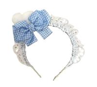 Serre-tête avec oreilles de lapins et nœud - Accessoire de mode pour femme et adulte - Accessoire de cheveux pour femme