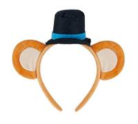 Serre-tête avec oreilles d'ours en peluche pour femme - Accessoires d'Halloween - Bandeau de musique - Accessoire de cheveux pour fête et rassemblement