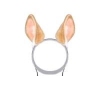 Serre-tête avec oreilles pour Halloween, cosplay, fête costumée, accessoires de costume, serre-tête de lapins, fausse queue d'animal