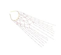 Serre-tête avec perles d'imitation et franges - Parfait pour une utilisation décontractée et décontractée