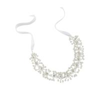 Serre-tête avec perles synthétiques - Pour mariage, fête, anniversaire, fête, taille unique, Comme décrit