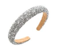 Serre-tête avec strass scintillants pour femme - Confortable et élégant - Accessoire pour cheveux - Tête de mort - Pour diverses tenues