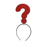 Serre-tête avec symbole de flèche Rouge Halloween Party Funny Trick Props Bandeau décoratif polyvalent Rouge 1