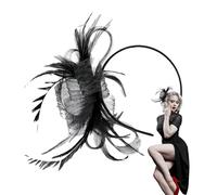 Serre-tête bibi pour femme | Bandeau rétro | Petit chapeau en maille - Accessoires de cheveux pour filles et femmes - Utilisation quotidienne - Rassemblements en plein air, festival, thé de