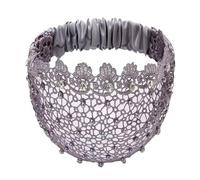 Serre-tête Bohème en Dentelle avec Perles | Strass, Œillets, Élastique, Vintage,Serre-Tête Et Bandeau En Dentelle Extra Large | Pour Fête, Soirée, Loisirs, Vacances et Mariage