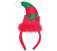 serre-tête bonnet de lutin plumes pompon adulte - 18141 Multicolore G