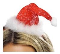 Smiffy's Mini bonnet de Père Noël sur bandeau Rouge – Halloween