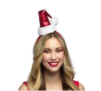 SERRE-TÊTE BONNET NOËL ROUGE BRILLANT ADULTE