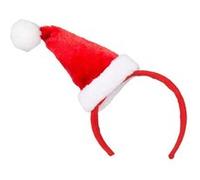 serre-tête bonnet rouge pompon mère noël adulte - boland 13426 Rouge G