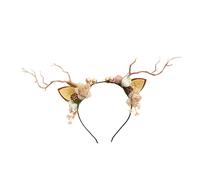 Serre-tête branche bois de renne pour photographie - Serre-tête pour enfants et femmes - Pour se laver le visage - Serre-tête en bois de renne pour adulte