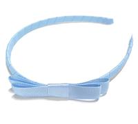 Serre-tête classique fait à la main pour l'école, un mariage, une fête d'anniversaire, plus de 20 couleurs (bleu layette/bleu clair)