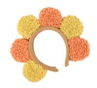 Serre-tête coloré avec tournesols en peluche pour les fêtes et le quotidien