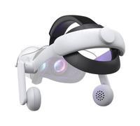 Serre-tête confortable avec casque Kiwi Design Qa01 pour Meta Quest 2 Blanc
