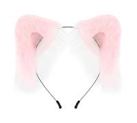 Serre-tête confortable avec oreilles de chat en fourrure artificielle, décoration pour spectacles sur scène, jeu de rôle, événement de jeu de rôle
