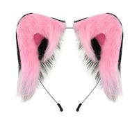 Serre-tête confortable avec oreilles de chat en fourrure artificielle, décoration pour spectacles sur scène, jeu de rôle, événement de jeu de rôle