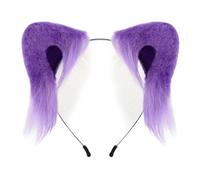 Serre-tête confortable avec oreilles de chat en fourrure artificielle, décoration pour spectacles sur scène, jeu de rôle, événement de jeu de rôle