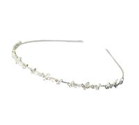 Serre-tête contemporain avec papillons et perles pour décoration de cheveux pour mariage, confirmation, Dirndl