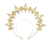 Serre-tête couronné en métal antique pour femme, confortable et élégant pour mariage, événement, usage quotidien