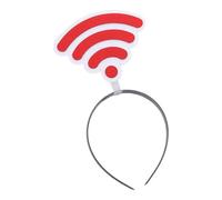 Serre-tête créatif avec symbole WiFi - accessoire amusant détachable pour photobooth | couvre-chef pour fête d'anniversaire femme | accessoire costume de concert, cadeau spirituel, R