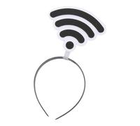 Serre-tête créatif avec symbole WiFi - accessoire détachable pour photobooth | couvre-chef pour fête d'anniversaire femme | accessoire costume de concert, cadeau spirituel, R