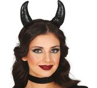 Serre-tête Daemonic Halloween Bandeau Diable Accessoire Mardi Gras Costume Fête, Couleur : Noir