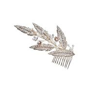 Serre-tête de mariage en alliage et strass - Accessoire pour cheveux de mariée - Peigne à cheveux - Pinces à cheveux