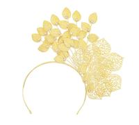 Serre-tête de mariage malais pour mariée avec fleur élégante et feuille - Pour soirée - Esthétique - Couronne décorative