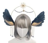 Serre-tête de mariée pour femme - Diadème - Couronne - Serre-tête bohème pour femme - Coiffe de fête de mariage