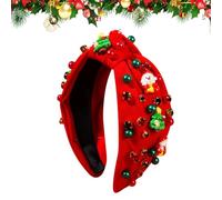 Serre-tête de Noël - Accessoire de cheveux élégant et décoratif avec perles - Cerceau tendance avec design élégant | Pour femmes et filles - Pour femmes et filles - Pour cosplay, réunion de