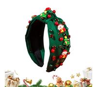 Serre-Tête De Noël Adulte - Coiffe À Perles Tendance,Bandeau Pour Déguisement - Pour Mariées Épouses Amateurs De Cosplay Réunions Familiales Fête De Bureau Mariage D'Hiver Sortie