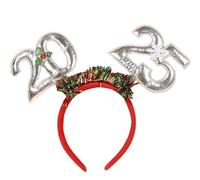 Serre-tête de Noël, bandeaux de Noël pour femmes | Accessoires de cheveux de Noël 2025 - Bandeaux de cheveux élastiques pour femmes et filles