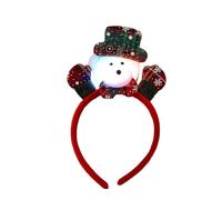 Serre-Tête de Noël Lumineux avec LED, Bandeau Fantaisie pour Fête Christmas, Headband pour Femmes, Enfants Et Hommes