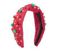 Serre-tête de Noël orné de perles et de perles - Pour Noël, déguisement, fête, 20 bandeaux pour femme