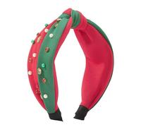 Serre-tête de Noël orné de perles et de perles - Pour Noël, déguisement, fête, 20 bandeaux pour femme