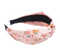 Serre-tête de Pâques noué pour femme - Bandeau large imprimé - Accessoire pour cheveux élégant - Bandeau décoratif pour vacances, fête, mariage, bal et voyage.