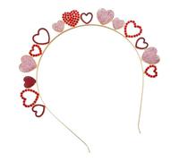 Serre-tête de Saint-Valentin, anneau à cheveux en forme de cœur en, accessoires pour cheveux, accessoires pour cheveux, décorations de cheveux d'anniversaire, accessoires pour cheveux de