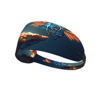 Serre-tête de sport Cliffs in The Sun pour homme et femme - Bandeau de karaté à nouer dans le dos pour évacuer la transpiration - Parfait pour la course à pied
