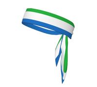 Serre-tête de sport imprimé drapeau de Sierra Leone pour l'entraînement, la course à pied, le yoga, taille unique